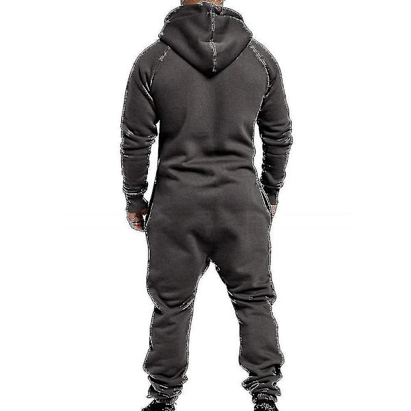 Jumpsuit för män En Delad Dark Grey