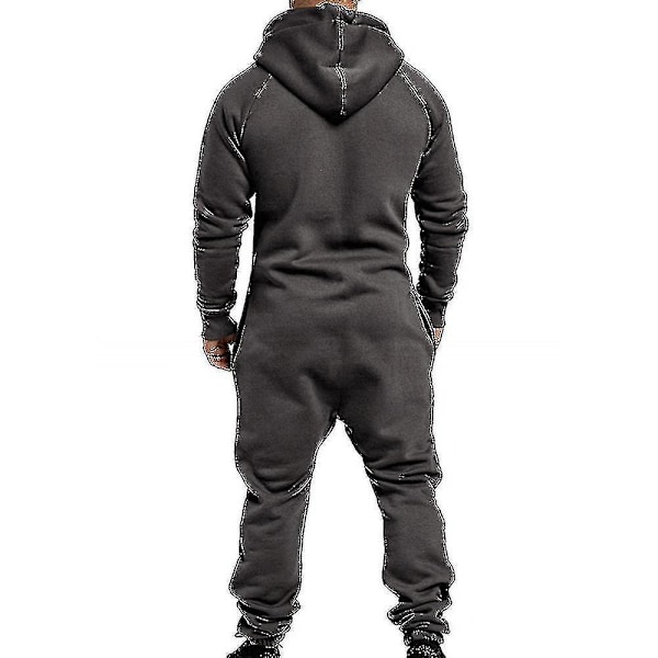 Jumpsuit til mænd Enkelt stykke Dark Grey