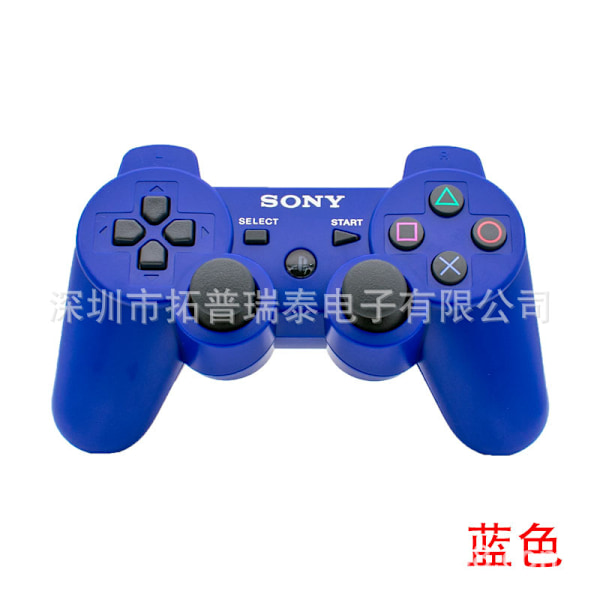 PS3 spilcontroller PS3 Bluetooth trådløs controller PS3 universal knap spilcontroller blue