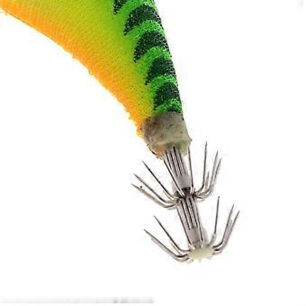 3.0# Bläckfiskjiggar Självlysande Fiskedrag Konstgjorda Beten Räka (Färg D) Color D