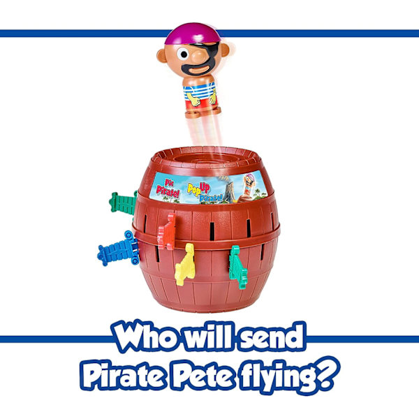 Pop Up Pirate Classic T7028 Brädspel, Engelsk version, Från 4 år