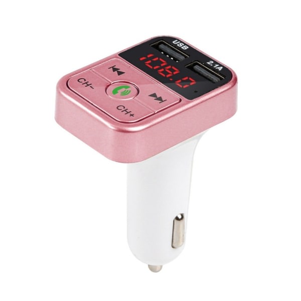 Bil Bluetooth mottagare Bil MP3-spelare ROSA Pink