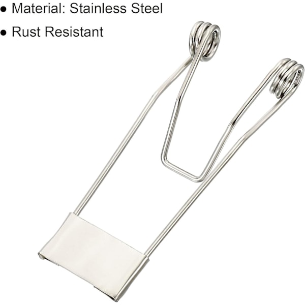 52x19mm Innfelt Spotlys Fjærklemmer 10 stk. Lysdiode Innfelt Belysningstilbehør Sikkerhetsklemmer for Taklampe