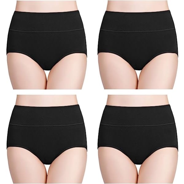 Women's high-waisted cotton underwear Dammjuka panty Briefs Multipack