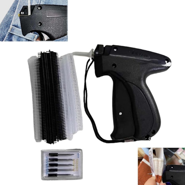 Stitch Quick Klädfixare, Mini Handhållen Symaskin, Snabb Fästning av Täcken, Fållningsverktyg, Mikrohäftningsverktyg för Kläder Black