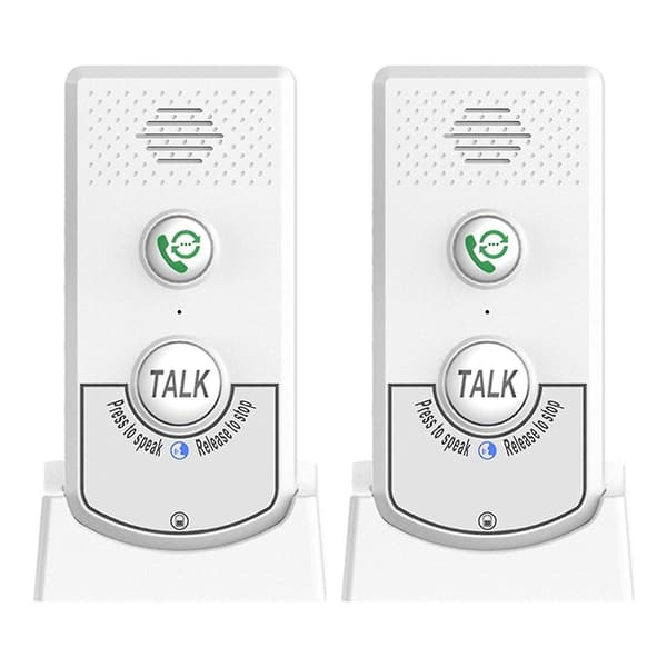 Trådlös intercom för hemmet med röstkommunikation, tvåvägs samtalsfunktion, extra lång räckvidd, trådlös röstintercom för äldre, (yh)