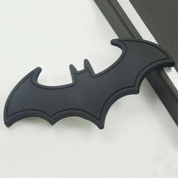 1X Krom Metal Emblem Batman 3D Bil Bagmærke Logo S