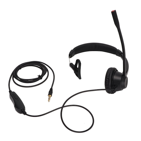 Puhelin Headset Selkeä Mukava Plug and Play Monaural Traffic Headset Mikrofonilla Asiakaspalveluun