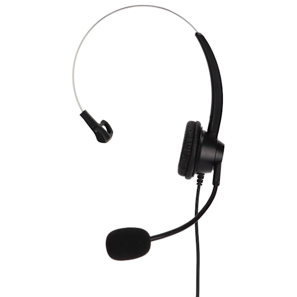 H360‑RJ9‑VA Telefonheadset RJ9-kontakt Svart Volymjustering Ensidig Business Headset för Callcenter Kontor