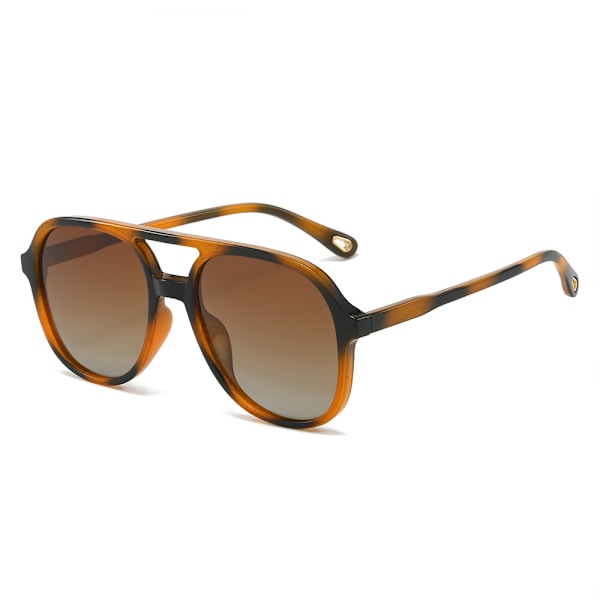 Klassiske Polariserende Aviator Solbriller til Kvinder og Mænd Retro Dobbeltbro Aviator