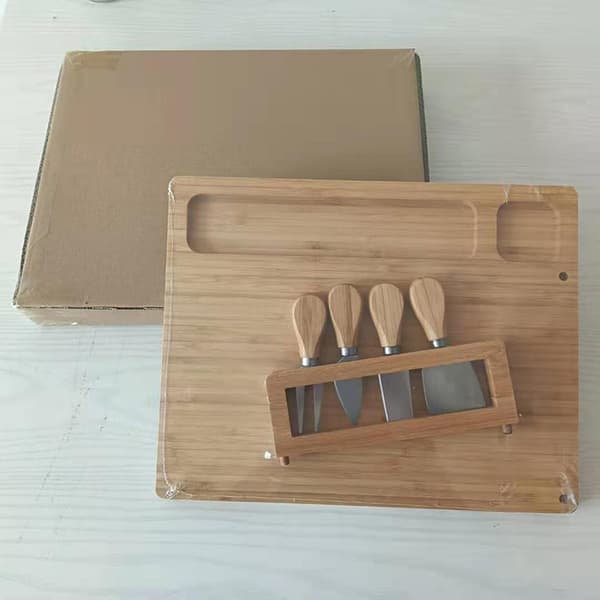 Skärbräda i bambu | Bröd-, ost- och grönsakshackbräda **Ostbricka Cheese Board