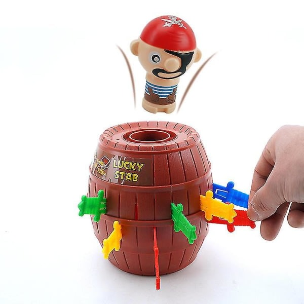 Pop Up Pirate Classic Kids Action Pedagogiskt brädspelsleksak för upp till 4 spelare Pirate Bucket Dekompressionsleksak