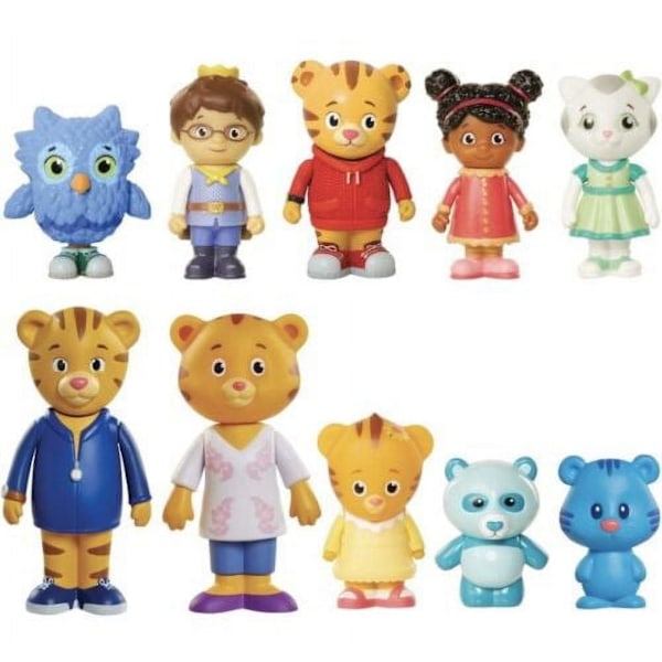 Daniel Tigers Kvarter Venner & Familie Figur Sæt (10-pak)