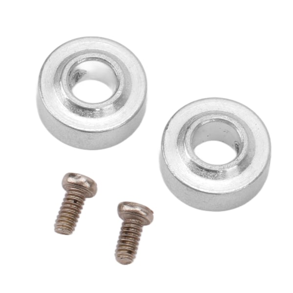 2PCS Helikopter Spindel Hållring Silver Helikopter Metall Fixerad Ring för WLtoy K130 K200 Fjärrkontroll Helikopter