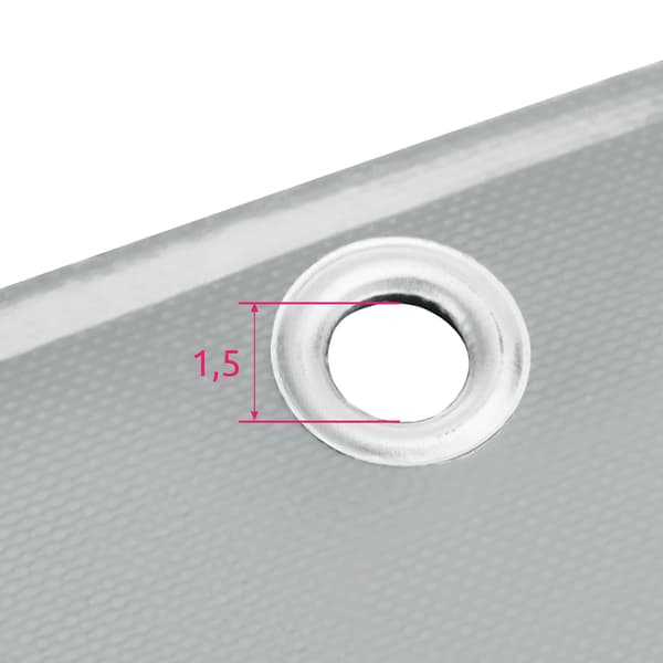 Presenning (yh) Grå Polyester, Polyvinylklorid (PVC)