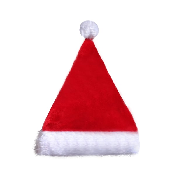 Decoration de Noël en peluche, bonnet de Noël lumineux à PART, bonnet du Père Noël, fourniture de Noël.