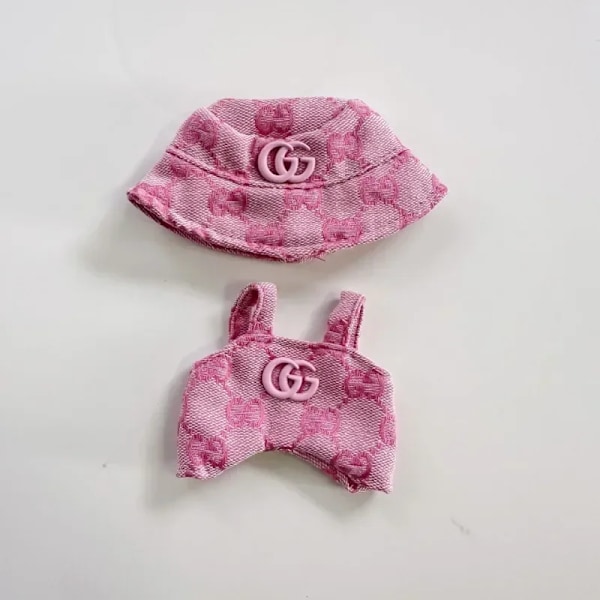 Dukketøj Mode Overalls Labubu Idol V1 V2 Dukketøj Tilbehør 15/17cm Plysdukke