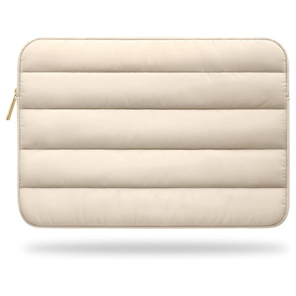 Computer bag protective case, laptop case, beige women's laptop case, 13 inch