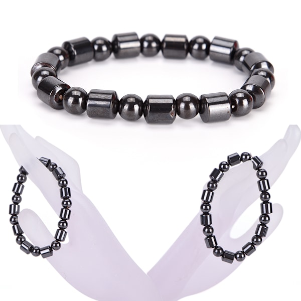 Nytt Biomagnetism Hälsoarmband Svart Black Adjustable