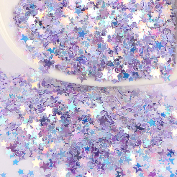 180g Blandade paljetter Nail Magic Paljetter 20g DIY Beauty Shell Moon Star (9 färger)