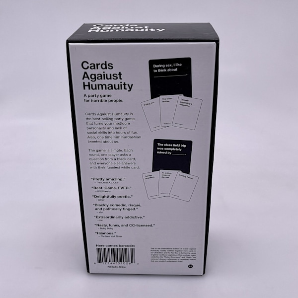 Cards Against Humanity: US Edition Ny (version 2.4) Cards Against Humanity - Perfekt