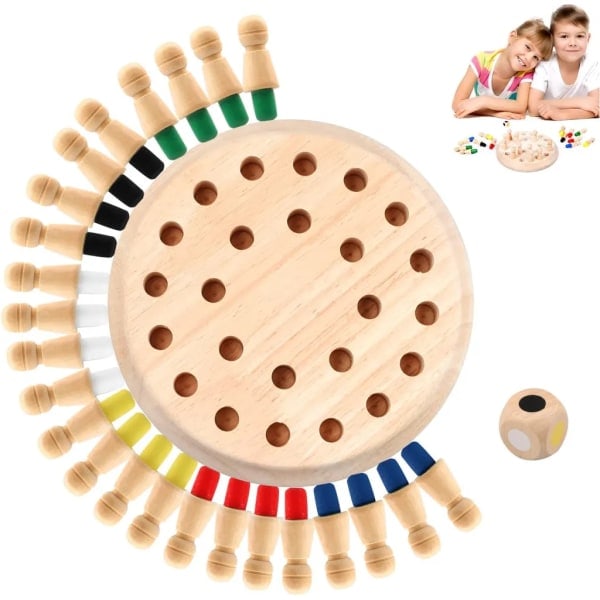 Set Family Board Game Wooden Memory Game