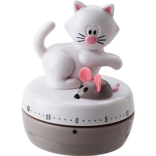 Timer - JOIE - timer - Hvid - metal - plastik - 60 min White