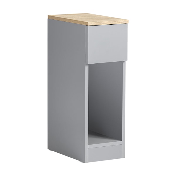 SoBuy Sivupöytä Säilytyspöytä Sohvapöytä Kahvilapöytä FBT111-HG Harmaa Grey 20*35*60cm