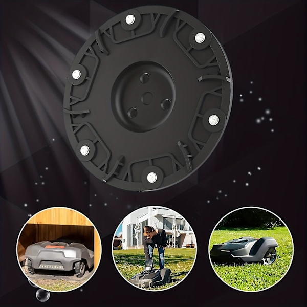 RSD-01 För WORX / Landxcape / Kress / Einhell Gräsklippare ABS 6-Blads Skärbord DCQW