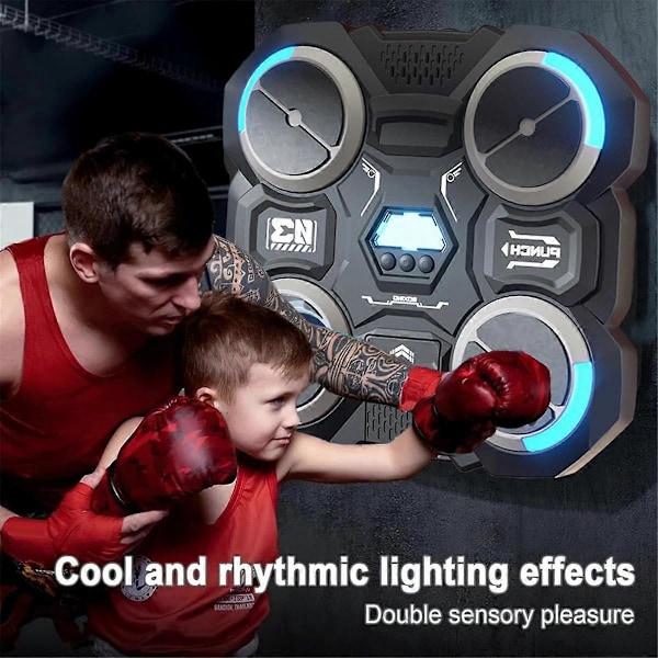 Musiikkilaatikko Lasten Smart Music Boxing Machine Seinälle Asennettava Rentouttava Seinätavoite