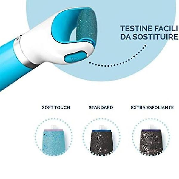 Elektrisk fodfil til fodvorter Død hudfjerner Razor Fodpleje Værktøj Fjern tør død hård sprukken hud Sikker og smertefri