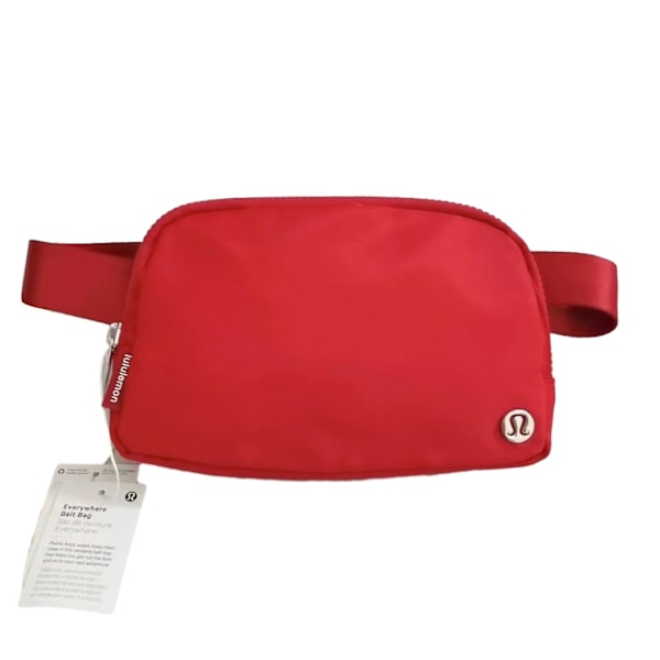 Lululemon Everywhere Belt Bag Fanny Pack för kvinnor och män Big Red