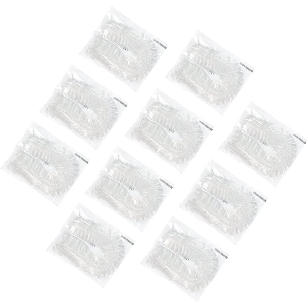 100 Shower Caps, Disposable Shower Caps, Cap for Home Use, Hotels, Spas, Hair Salons - Individually Wrapped