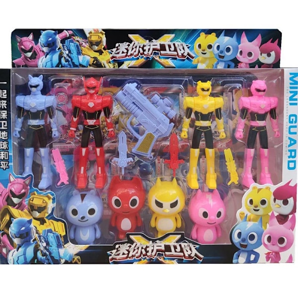 Heta Rea Med Detaljhandelsförpackning För X Volt Transformationsleksaker MiniForce Actionfigur Plastleksak Barnleksaker Julklapp PW013 A