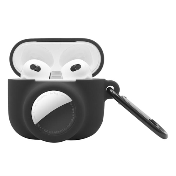 AirPods 3 ja AirTag 2-in-1 -kotelo - Musta