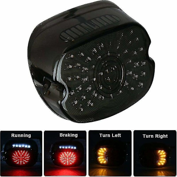 Led motorcykel eftermontering speciel bag multi-funktion LED baglygte med blinklys til Harley - Davidson