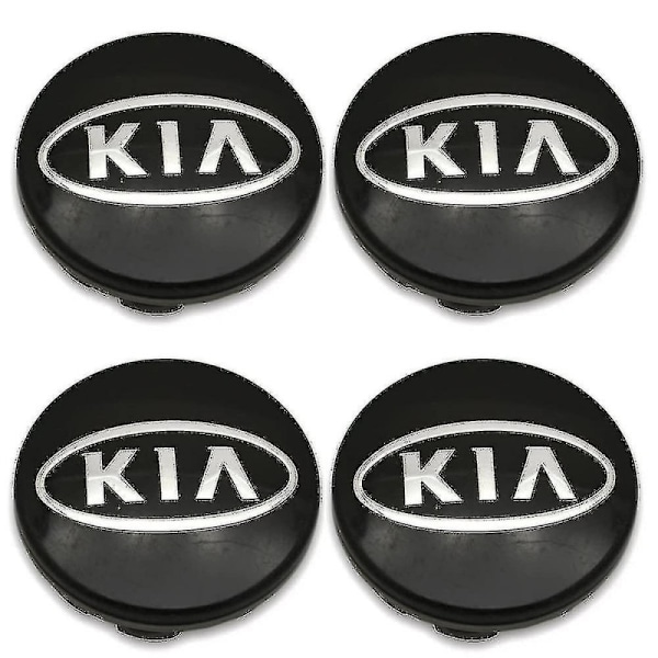 Pack Black Kia Car Wheel Center Caps Hub Caps 60mm 4 Pack For P