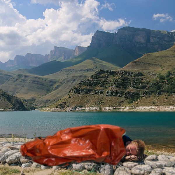 Nödsovsäck Survival Bag 2-pack | Överlevnadssovsäck Nödsovsäckar Emergency Bivy Sack | Bärbar Nödfilt Överlevnad