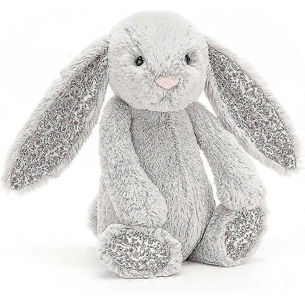 Blød bamse Blossom Bunny Kanin til børn Grey