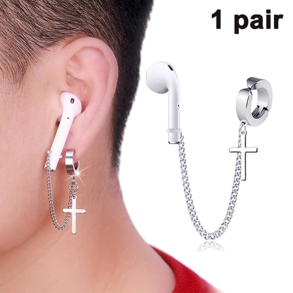 Anti-förlorad örhängesrem kompatibel med Airpods Earbuds Öronkroktillbehör, trådlösa hörlurar Anti-förlorade örhängen