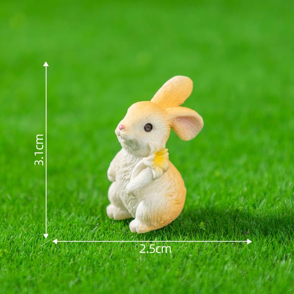 2026 påskehare som holder egg hagedekorasjon søt hagepynt**#3 Eggbærende kanin #3 Egg-carrying Rabbit