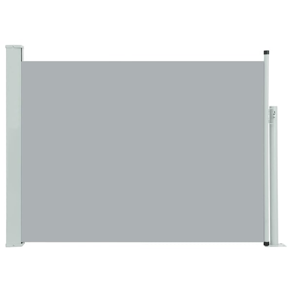 vidaXL Udtrækkelig side markise 100x500 cm Grå【HY】 Grey gray