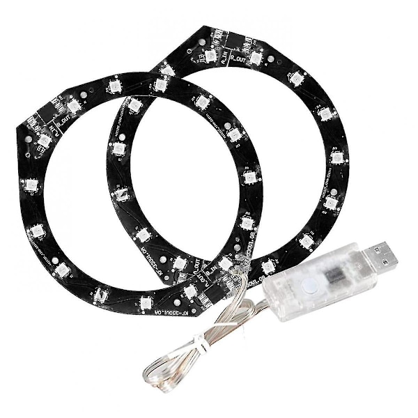 LED-lampa för PS5-spelkonsol, Playstation 5 LED-ljus DIY-dekoration, Spelläge/Musiksynkronisering, RGB 8 färger 400 ljuseffekter, med USB/App {XW}