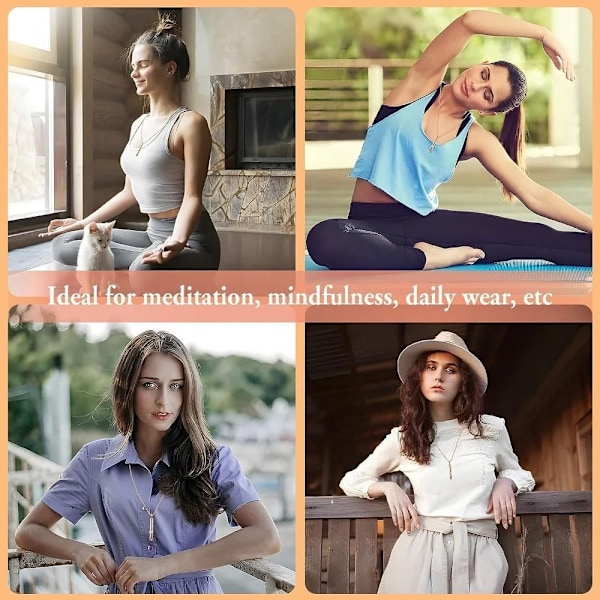 Mindful Puste Halskjede Mindful Anapana Puste Halskjede Multicolor