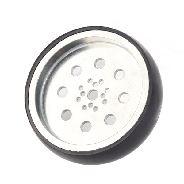 100mm Robot Wheel Metal with Neoprene Tire Industrial Robot Parts 8mm Hole Inner Diameter