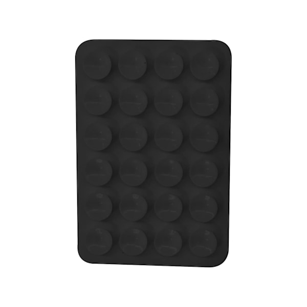 6 st telefonfodral med självhäftande fäste, telefonfodralhållare för selfies och videor, halkfri handsfree-telefonhållare black