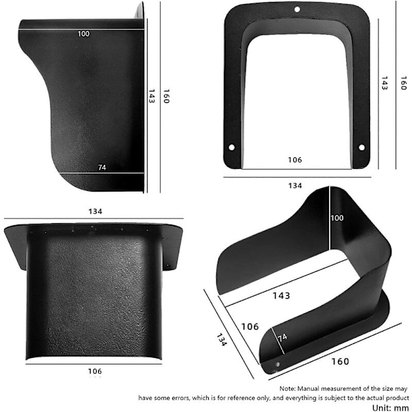 Dörrklocksskydd, Access Control Keypad Cover, Vattentätt metallskydd för trådlös videodörrklocka, Klocka, Access
