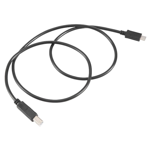 USB-C USB 3.1 Type C uros - USB 2.0 B uros datakaapeli puhelimelle ja tulostimelle
