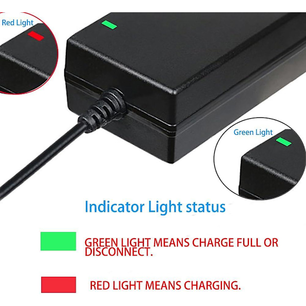 42V 2A DC Elektrisk Cykeloplader Hanstik {XW}