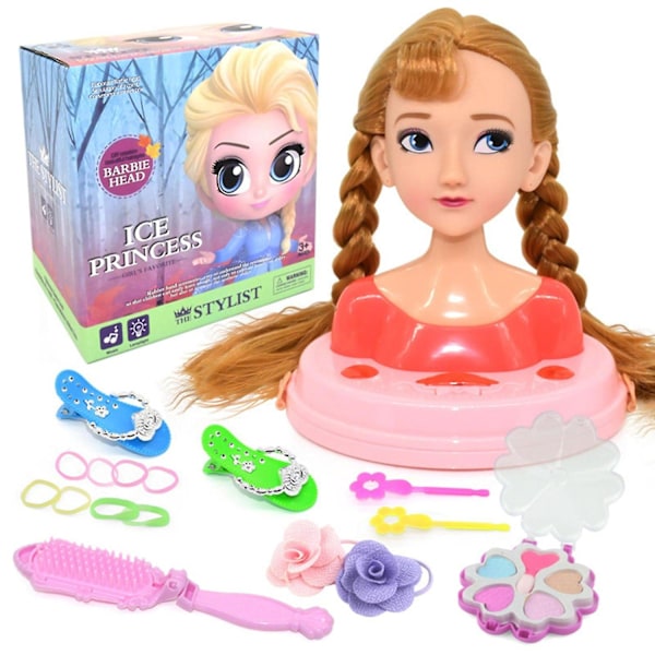 Barbie-nukke Prinsessa Elsa, Jää ja Lumi Seikkailu Elsa puolivartalonukke tarvikkeilla A Standard configuration Anna